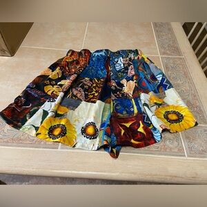 Colorful flowy shorts by Shein